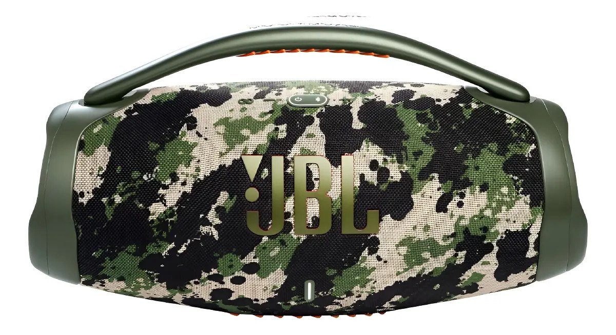 Caixa De Som Jbl Boombox 3 Bluetooth Camuflada Cor Squad