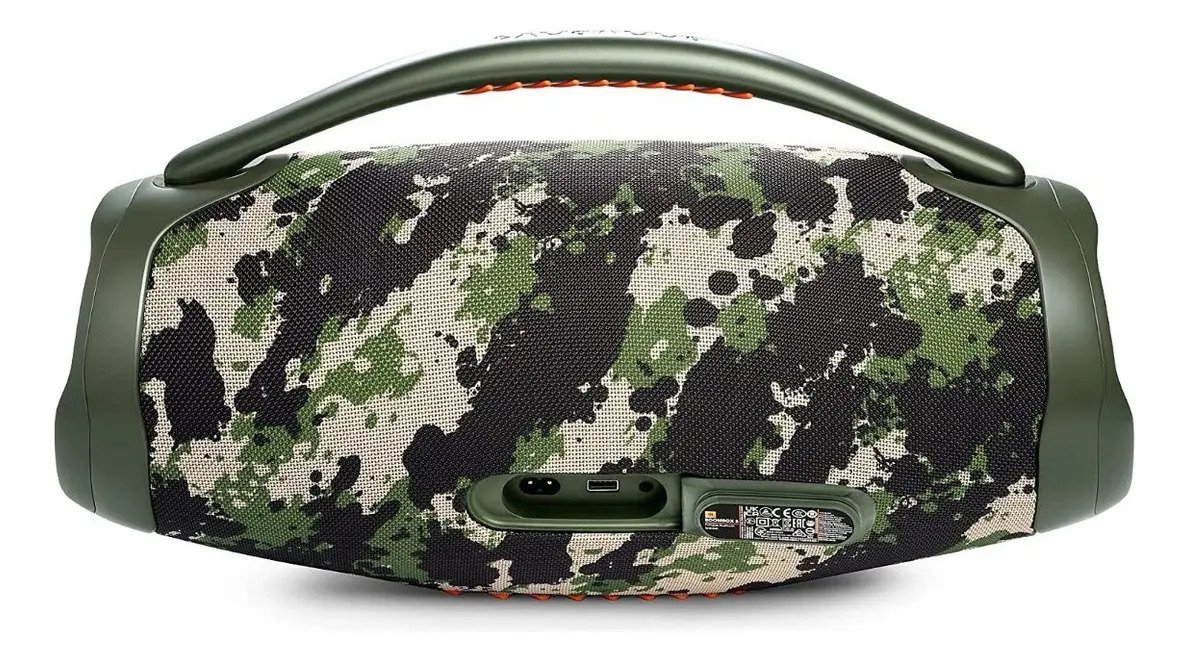 Caixa De Som Jbl Boombox 3 Bluetooth Camuflada Cor Squad