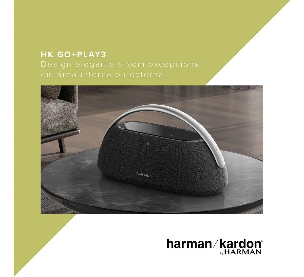 Caixa De Som Harman Kardon Go + Play 3 Black 160W Preto