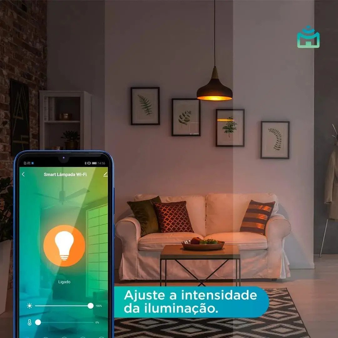 Kit 3 Lâmpadas Smart Wi-Fi Positivo Casa Inteligente 9W