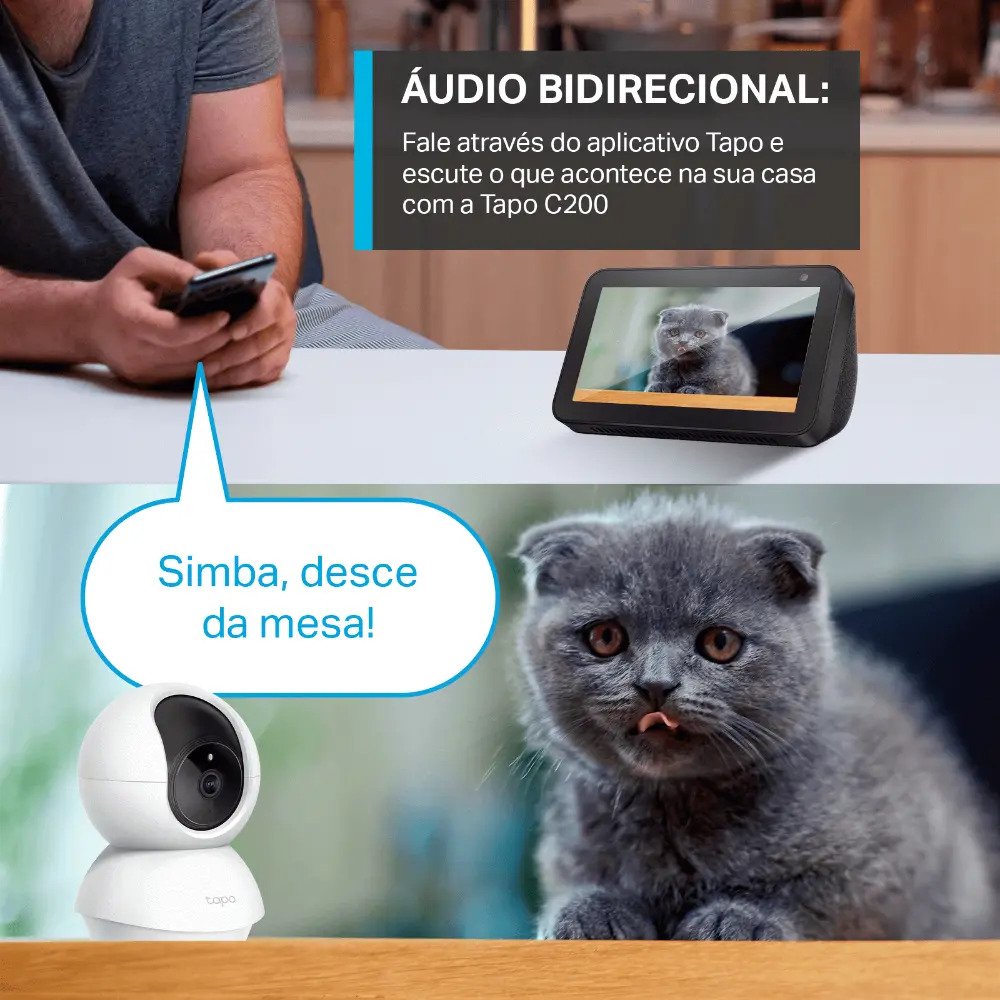 TP-Link Tapo C200 Camera Wi-Fi 1080p 360 graus