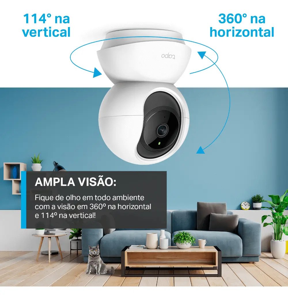 TP-Link Tapo C200 Camera Wi-Fi 1080p 360 graus